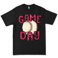 Black game day baseball Premium Tee - MaliasSmallBusiness