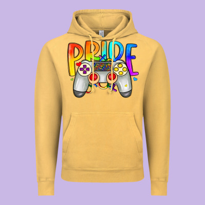 Pride Gaymer Vintage Hoodie Designed By Artiststas
