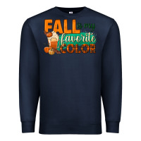 Navy fall is my favorite color Premium Sweatshirt - BundleAndBundleShop