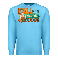 Ocean Blue fall is my favorite color Premium Sweatshirt - BundleAndBundleShop