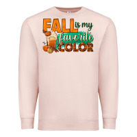 Pale Pink fall is my favorite color Premium Sweatshirt - BundleAndBundleShop