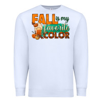White fall is my favorite color Premium Sweatshirt - BundleAndBundleShop