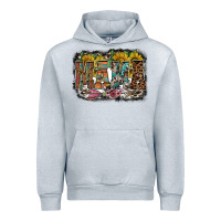 Heather Grey mama western Urban Hoodie - RacoonDesign
