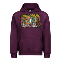 Mauve Wine mama western Urban Hoodie - RacoonDesign