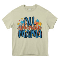 Mossy all american mama Heavy Core Tee - MaliasSmallBusiness