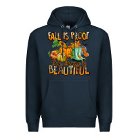 Navy Fall is proof that change is beautiful Premium Hoodie - RanaPortraitStore