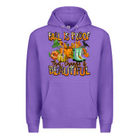 Purple Fall is proof that change is beautiful Premium Hoodie - RanaPortraitStore