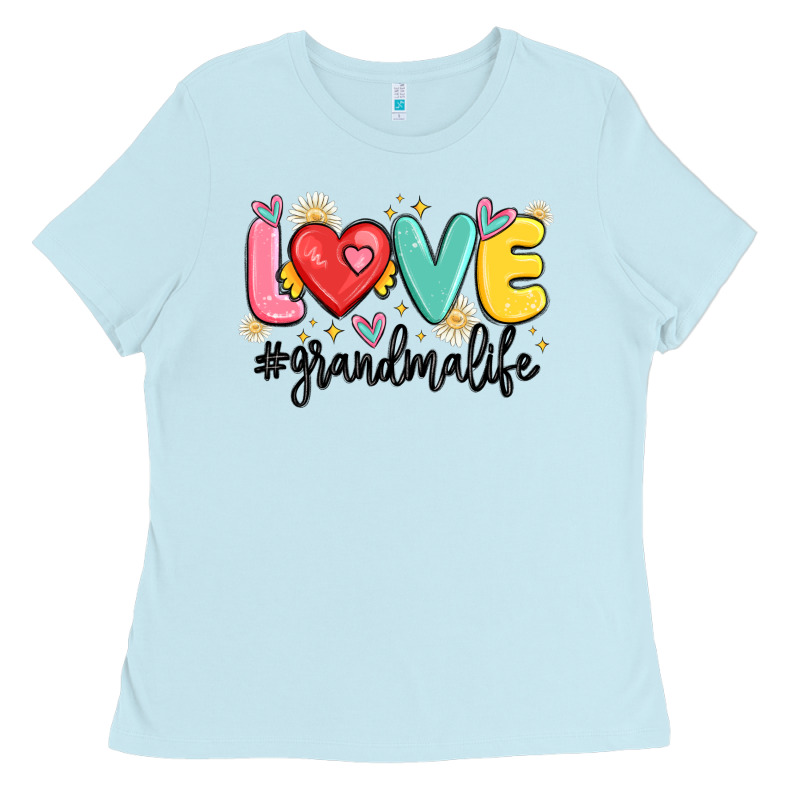 Love Grandma Life Ladies Tee by MaliasSmallBusiness | Teevron