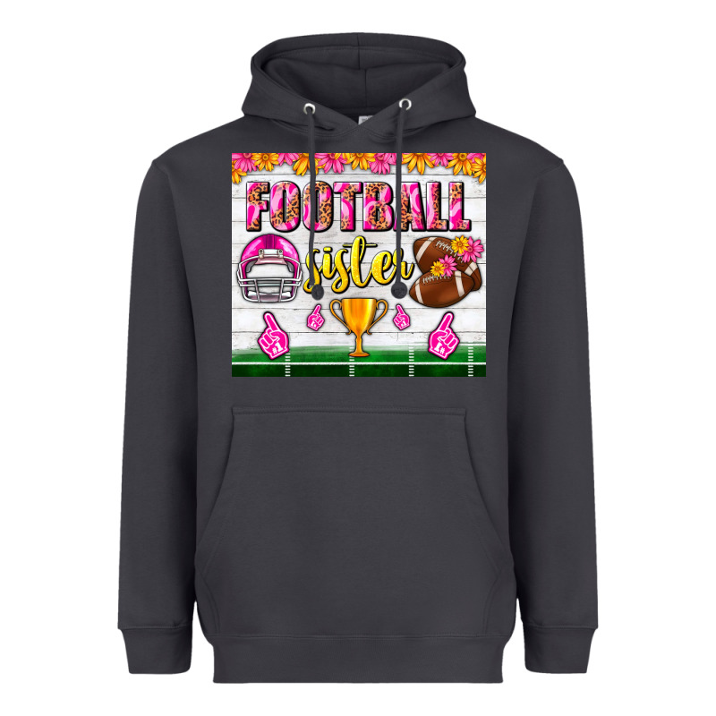 Football Sister Tumbler Heavyweight Hoodie by BundleAndBundleShop | Teevron