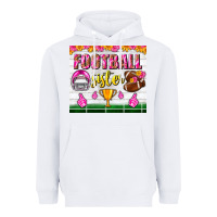 White football sister tumbler Heavyweight Hoodie - BundleAndBundleShop