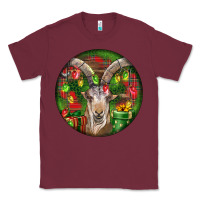 Burgundy Spanish Goat Christmas Ornament Classic Tee - LillyAllenDesigns