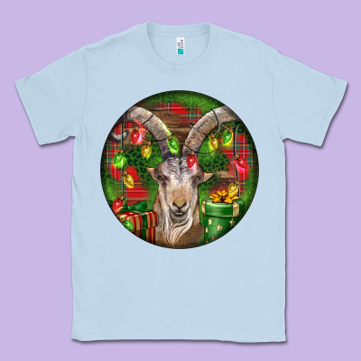 Spanish Goat Christmas Ornament Classic Tee Designed By Lillyallendesigns