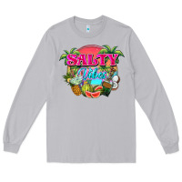 Moon Dust Salty vibes summer Long Sleeve Tee - NancyCooperArtShop
