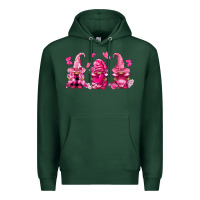 Sports Green breast cancer gnomies Premium Hoodie - FaDigitalArtStudio