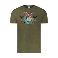 Vintage Olive Wild Soul Vintage Tee - JahusDesignShop