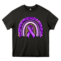 Asphalt awerenes ribbon  rainbow Heavy Core Tee - MaliasSmallBusiness