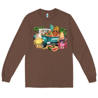 Chestnut summer gnomies truck Long Sleeve Tee - NancyCooperArtShop