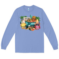 Colony Blue summer gnomies truck Long Sleeve Tee - NancyCooperArtShop