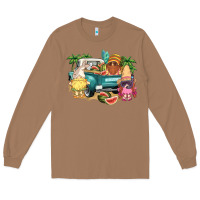 Toasted Coconut summer gnomies truck Long Sleeve Tee - NancyCooperArtShop