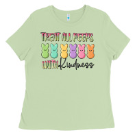 Matcha treat all peeps with kindness Ladies Tee - MaliasSmallBusiness