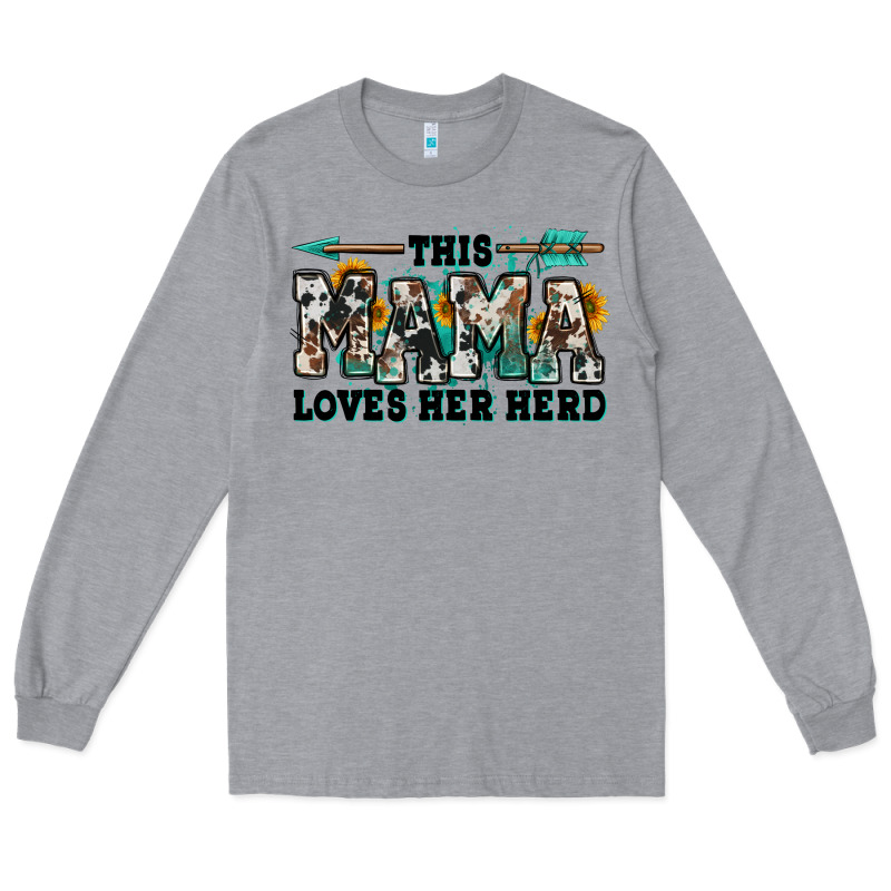 This Mama Loves Her Herd Goats Long Sleeve Tee by Jasminsmagicworld | Teevron