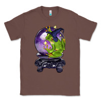 Chestnut Halloween Frog With Crystal Ball Classic Tee - LillyAllenDesigns