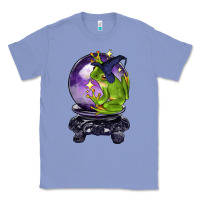 Colony Blue Halloween Frog With Crystal Ball Classic Tee - LillyAllenDesigns