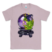 Lilac Halloween Frog With Crystal Ball Classic Tee - LillyAllenDesigns