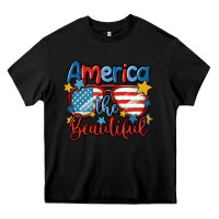 Black america the beautiful Heavy Core Tee - MaliasSmallBusiness