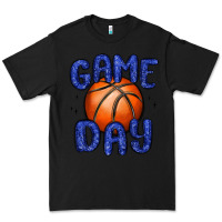 Black game day basketball Premium Tee - MaliasSmallBusiness
