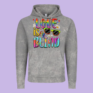 Love Is Blind Vintage Hoodie Designed By Artiststas