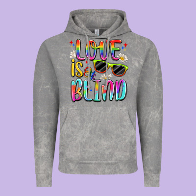 Love Is Blind Vintage Hoodie Designed By Artiststas