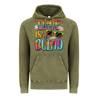Vintage Olive love is blind Vintage Hoodie - Artiststas