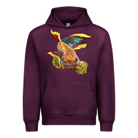 Mauve Wine Killifish Urban Hoodie - LillyAllenDesigns