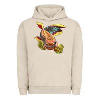 Pigment French Oak Killifish Urban Hoodie - LillyAllenDesigns