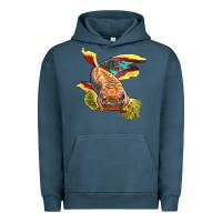 Pigment Midnight Navy Killifish Urban Hoodie - LillyAllenDesigns