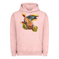 Pigment Salmon Killifish Urban Hoodie - LillyAllenDesigns