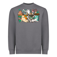 Storm Dog coffee cups Heavyweight Sweatshirt - HowdyJamesFarm