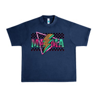 Navy mama techno lightning bolt Urban Heavy Tee - Jasminsmagicworld