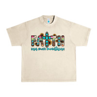 Sandshell faith can move mountains Urban Heavy Tee - JahusDesignShop