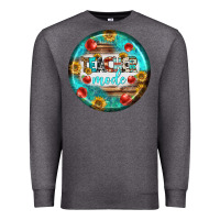 Charcoal Heather teacher mode earrings Premium Sweatshirt - BundleAndBundleShop