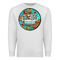 Oatmeal Heather teacher mode earrings Premium Sweatshirt - BundleAndBundleShop