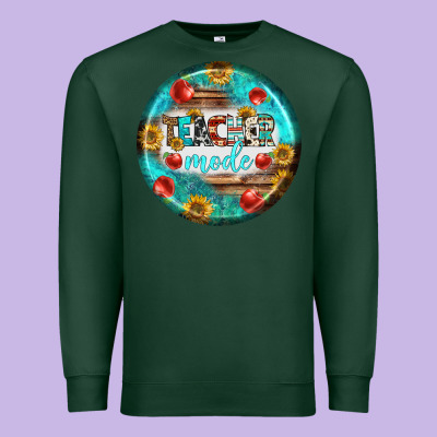 Teacher Mode Earrings Premium Sweatshirt Designed By Bundleandbundleshop