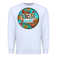 White teacher mode earrings Premium Sweatshirt - BundleAndBundleShop