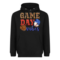 Black game day vibes Heavyweight Hoodie - BundleAndBundleShop