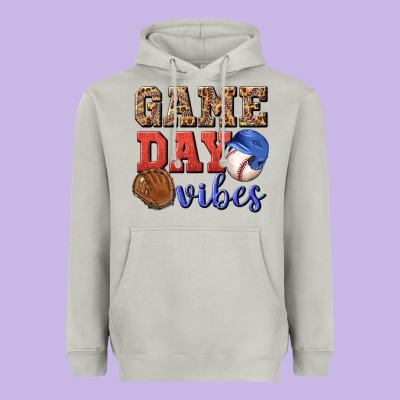 Game Day Vibes Heavyweight Hoodie Designed By Bundleandbundleshop