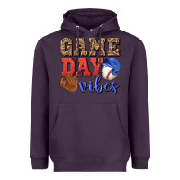 Plum game day vibes Heavyweight Hoodie - BundleAndBundleShop