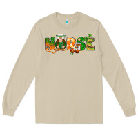 St Patricks Day Nurse With Gnome Long Sleeve Tee | Teevron