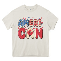 Cream American Heavy Core Tee - MaliasSmallBusiness