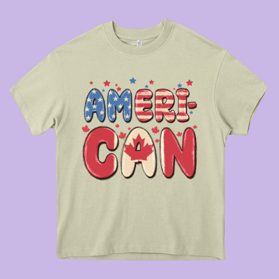 American Heavy Core Tee Designed By Maliassmallbusiness